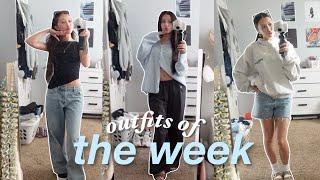 WHAT I WEAR IN A WEEK || (school edition 2024)