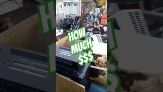 How Much $$$ For Trailer Full Of Scrap Metal? #scrap #metal #scrapmetal #scrapmetalrecycling #shorts