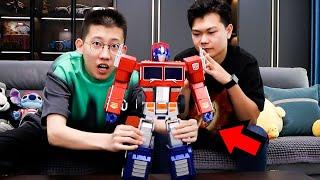 Optimus Prime Transformer Robot! Dances and you can control it!