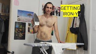 Shirtless Ironing Live