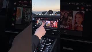 GoGoDrive adapter allows you to watch YouTube & Netflix on the car screen! #youtube #netflix #car