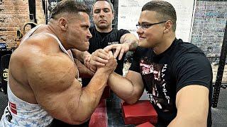 HULK BODYBUILDER VS SCHOOLBOY ARM WRESTLING 2023