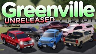 FULL UNRELEASED Toyota Tundra REVIEW in Greenville Roblox!