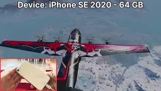 iPhone SE 2020 HANDCAM 4 FINGER GAMEPLAY PUBG Mobile NEW UPDATE 3.5 WINTER ️