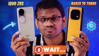 Realme Narzo 70 Turbo vs iQOO Z9S - Best 5G Phones Under 20000?