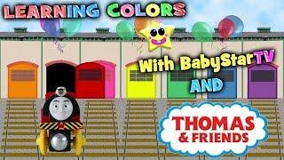 Colours for Kids | Thomas and Friends Videos for Kids | Learn Colors with Thomas | BabyStarTV