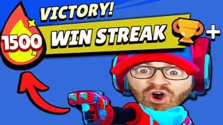 How I went on a 1500+ Win Streak in Brawl Stars! 