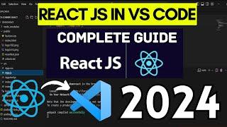 How to Run React JS App in VS Code [2024] Complete Guide | React in VS Code