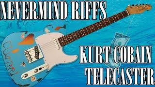 Nirvana Nevermind Riffs on a Fender Kurt Cobain Telecaster | Khristore "Courtney Heart" 1992 Tele