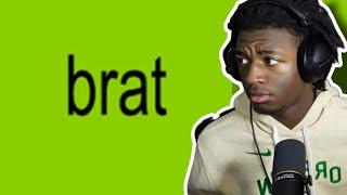 hip hop fan reacts to charli xcx - brat for the first time...