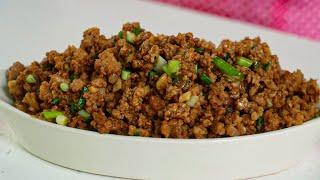 Easy And Tasty Minced Pork Recipe | How to Cook Minced Pork | Asian Minced Pork Stir-Fry Recipe