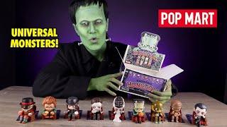 FRANKENSTEIN UNBOXES A SET OF POP MART! Universal Monsters Pop Mart Collection Unboxing!