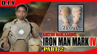 Membuat kostum iron man dari kardus || Part 2