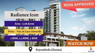 2 & 3 BHK Flats For Sale in Koyambedu Chennai | ️+91- 6366782381 |Flats For Sale | Actual Video