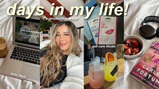 VLOG: a busy week in my life, life changes, self care rituals, & enjoying the small moments!