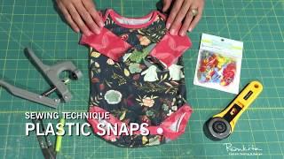 Sewing Class Technique: Plastic Snaps