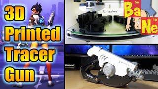 Realistic Overwatch 3D Printed Tracer Pistol - No Paint - @Barnacules