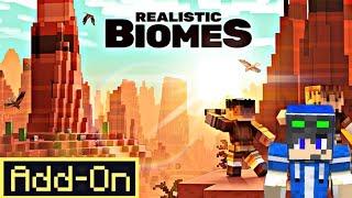 REALISTIC BIOMES 2.0 Marketplace | REVIEW | MCPE | FREE DOWNLOAD |