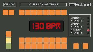 Roland CR-8000 130 BPM Backing Track ABABCB Structure