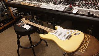 Fender USA Yngwie Malmsteen Signature Strat 2018 Antique White Guitar Up Close Video Review