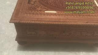 Sandlawood carved fine Box | चन्दन कला | tradition History | Sabdalwood carved Box | world best Box