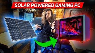 How Long Can I Power My GAMING PC off Solar Power | Vanlife Gaming