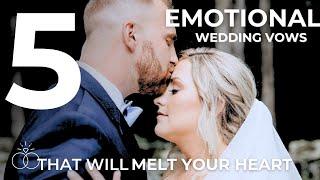 5 Wedding Vows That Will Make You Cry! | Heartfelt Emotional Wedding Vows Compilation 