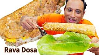 Crispy Rava Dosa - How many Rava Dosas do you know? South Indian instant breakfast Dosa