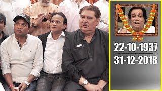 Bollywood Actor's Emotional At Kader Khan Condolence Meet Sunil Pal & Raza Murad