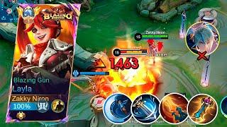 WTF DAMAGE!!CRAZY LAYLA NEW 1 SHOT - BUILD TOP 1 GLOBAL LAYLA ~ MLBB