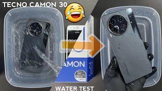 Tecno Camon 30 Water Test | The Very First Ultimate Water Test Of Tecno Camon 30