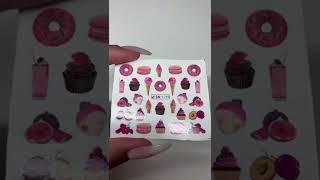 My favorite water decals 🫐 xyzbca 4u foryou foryoupage foru nails nailsvideotutorial nails