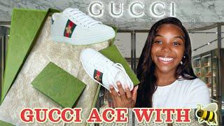 MY FIRST GUCCI | ACE SNEAKER LUXURY UNBOXING | TONAYA WINT