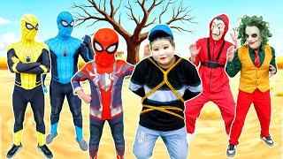 Spider-Man: Into The Spider-Verse (2025)#329|| KID SPIDER MAN Rescue Dad & JOKER From SQUID GAME