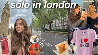 SOLO TRAVELING IN LONDON | exploring neighbourhoods, coffee shops, sight seeing, markets, etc ੈ‧₊˚