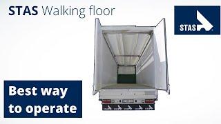 How to operate a walking floor trailer the best way?