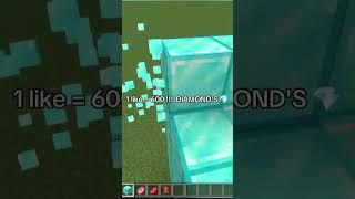 Biggest diamond BLOCK'S EVER IN HISTORY #minecraft  #gaming