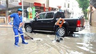 Unclogging a Storm Drain The Quickest Way to Solve Street Flooding