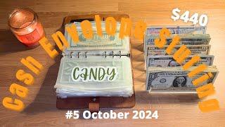 Last Cash Stuffing of OCTOBER 2024 // Low Income Weekly Budget