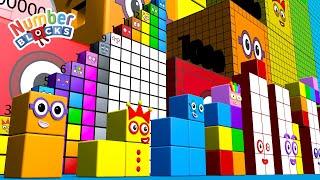 Numberblocks Step Squad 103 vs 30 MILLION - Count to 500,000,000 Song - Learn to Count Big Numbers!