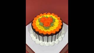 Chocolate Cake design #chocolatecake #chocolatecakedecoration #shortvideo #youtubeshorts #cake