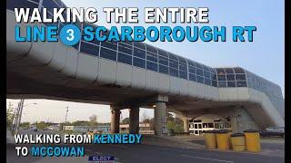 Walking the Entire Line 3 Scarborough RT (Kennedy Station to McCowan Station)