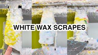 white wax takeover!! | scrapey scrapey