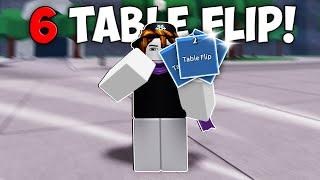 6 TABLEFLIP is DIABOLICAL to USE IN PUBLIC SERVERS!  | The Strongest Battlegrounds ROBLOX