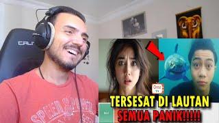 PANIK!!! TERSESAT DI LAUTAN ANGKER SAMPAI DI KEJAR HIU! - OME TV INTERNASIONAL Reaction