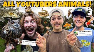 Visiting EVERY ANIMAL YouTuber’s House!! *EPIC PETS*