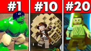 Ranking Every LEGO Game Opening Level from WORST To BEST