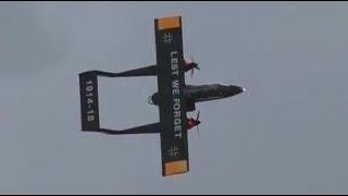 American Rockwell - OV-10 Bronco - display flight Lubeck Airport