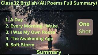 Class 12 English [All Poem Full Summary in Nepali]|{New Course}|