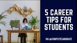 5 Career Tips for Students